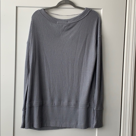 Free People North Shore Thermal Knit Tunic Top - Picture 3 of 9